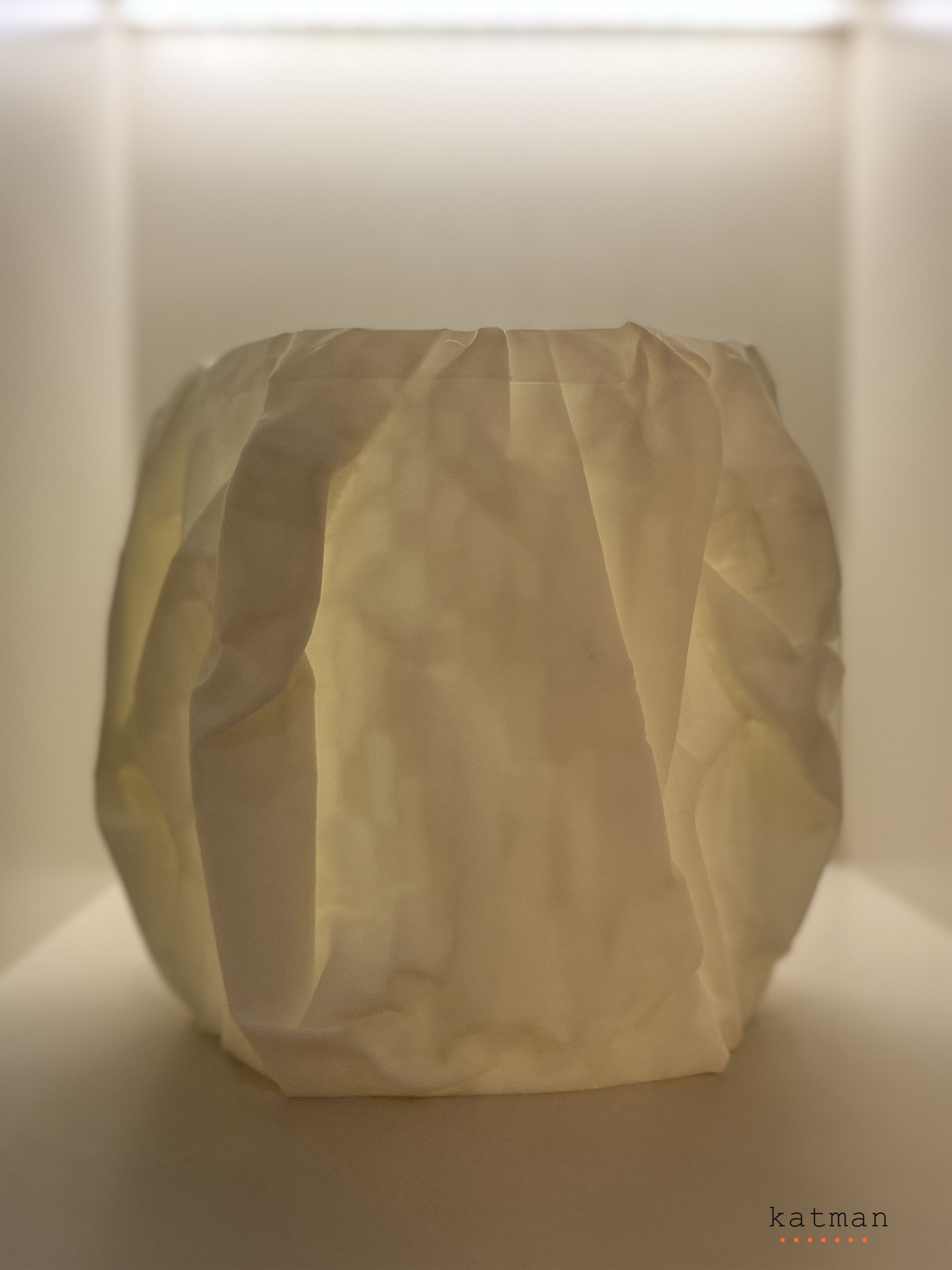 Buruşturulmuş Kalemlik Beyaz - Detay Görünüm 3