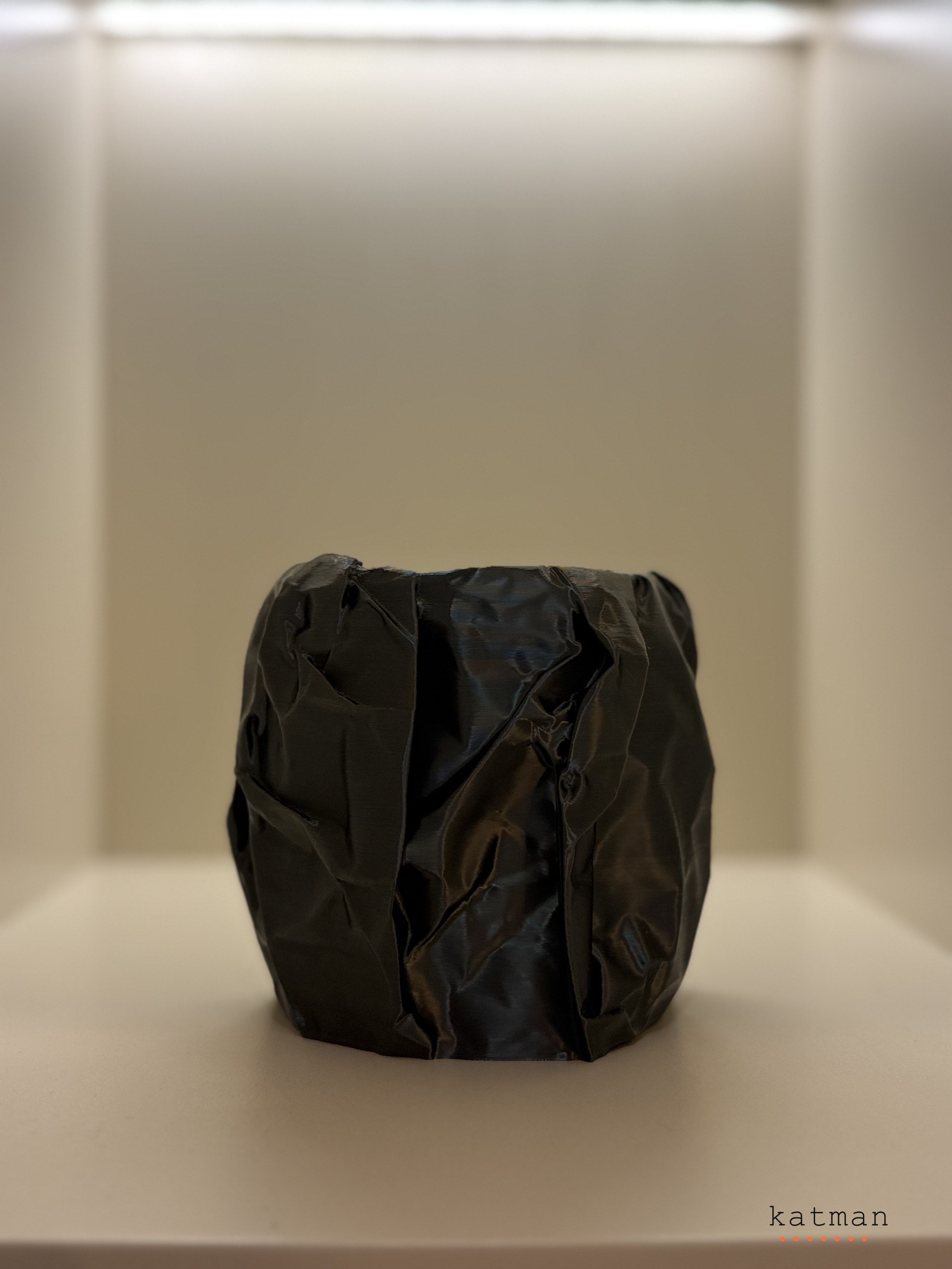 Buruşturulmuş Kalemlik Siyah - Detay Görünüm 4