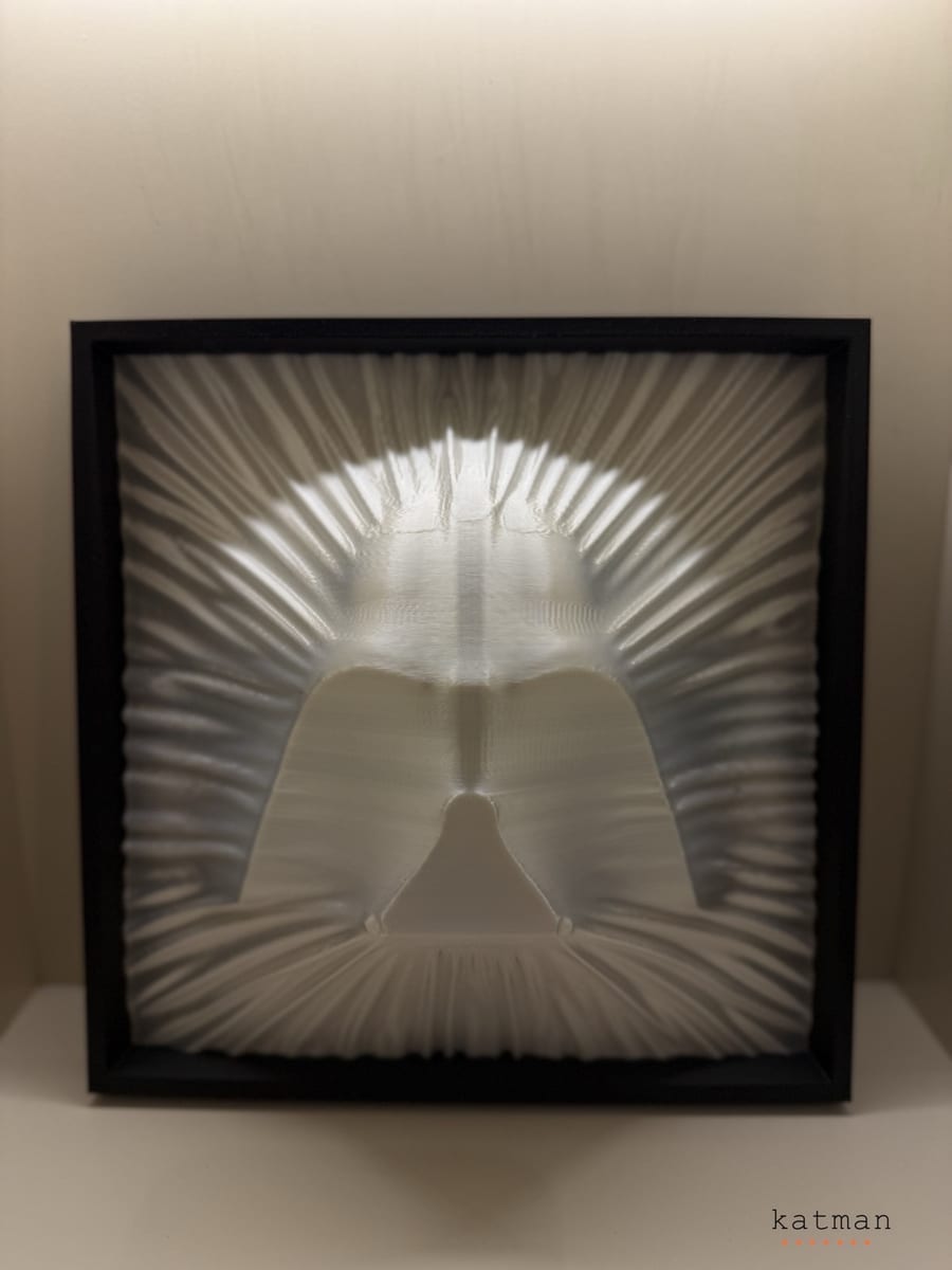Darth Vader Tablo - 3D Baskı Dekoratif Ürün 
