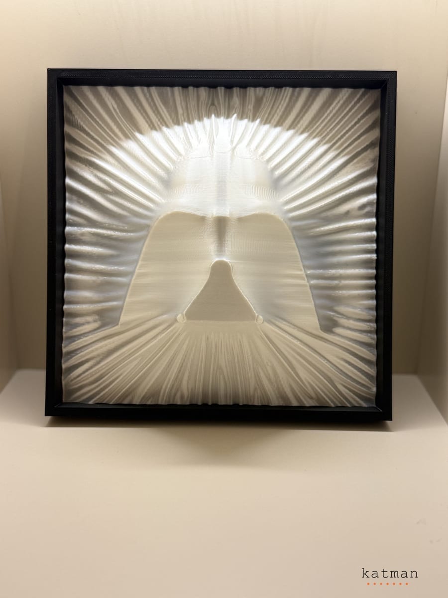 Darth Vader Tablo - 3D Baskı Dekoratif Ürün Görünüm 4