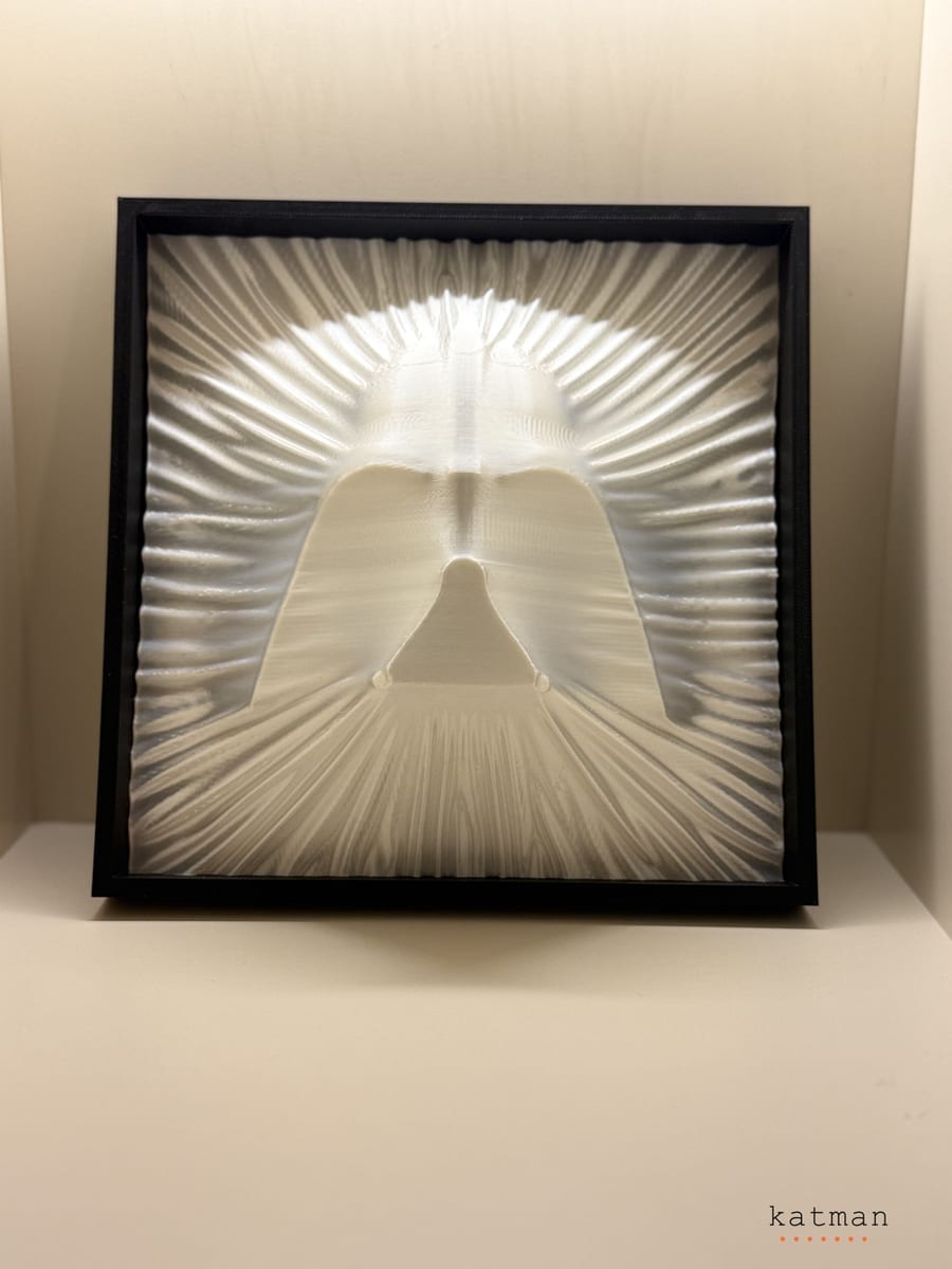 Darth Vader Tablo - 3D Baskı Dekoratif Ürün Görünüm 5