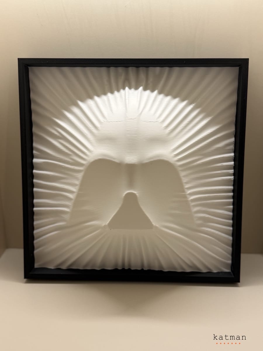 Darth Vader Tablo - 3D Baskı Dekoratif Ürün Görünüm 6