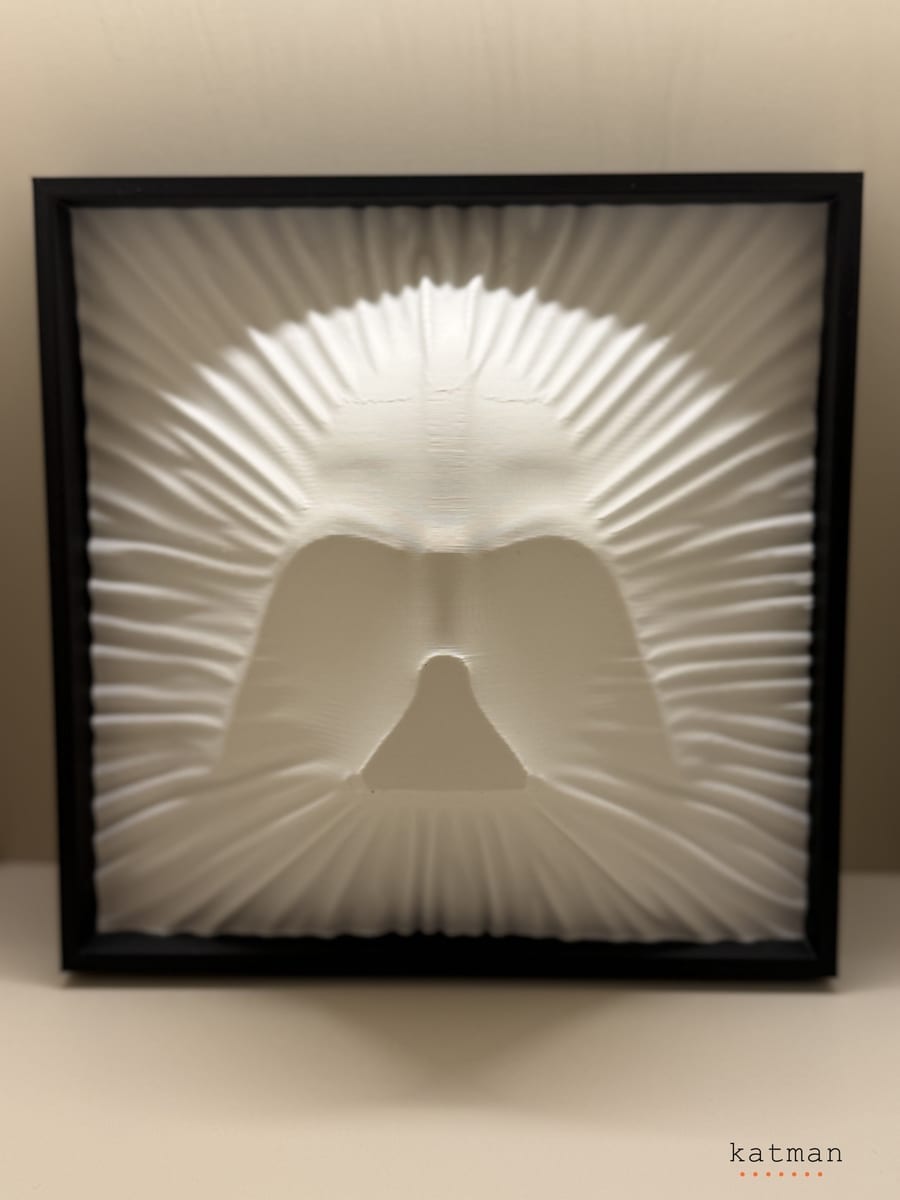 Darth Vader Tablo - 3D Baskı Dekoratif Ürün Görünüm 7