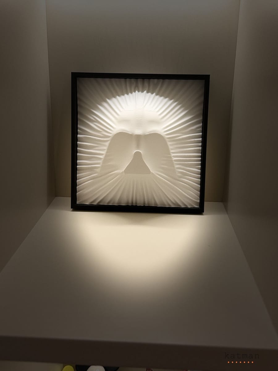 Darth Vader Tablo - 3D Baskı Dekoratif Ürün Görünüm 9