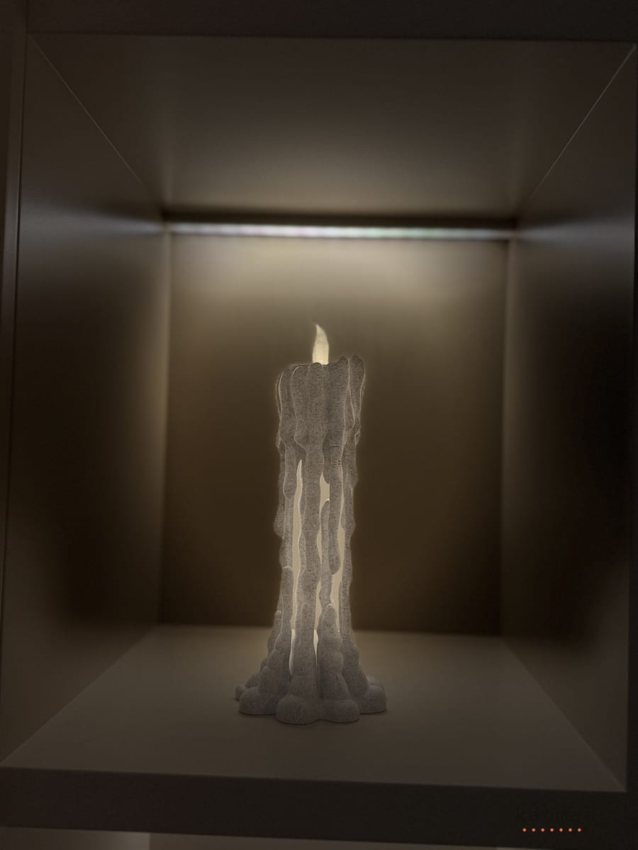 Eriyen Mumluk - 3D Baskı Dekoratif Ürün Görünüm 3