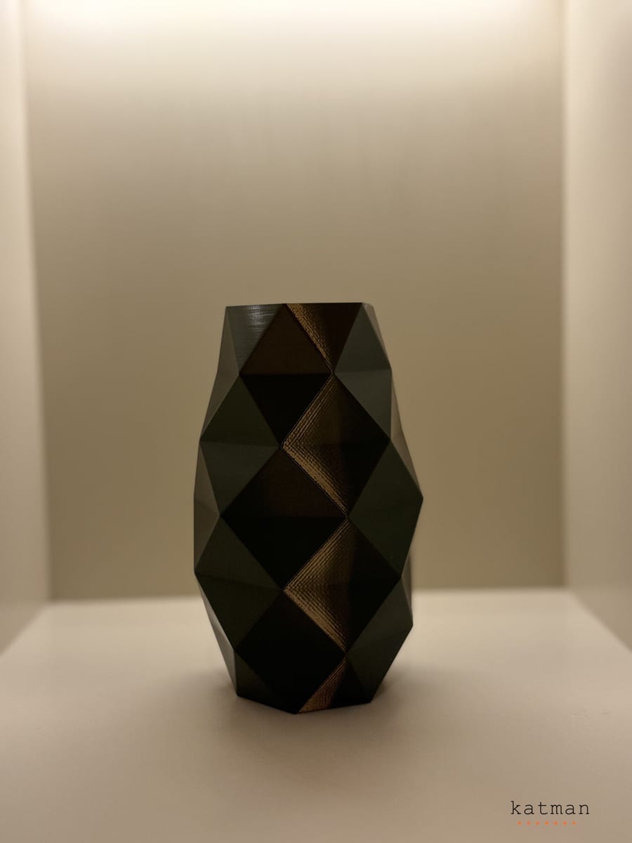 Geometrik Kalemlik - 3D Baskı Dekoratif Ürün Görünüm 3